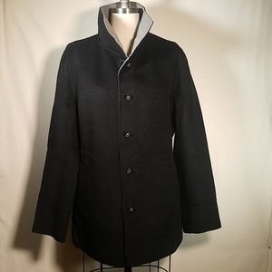 St. John Reversible Double-faced Wool Coat